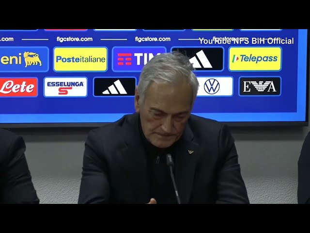 Bosnia-Italia 4-2 D.C.R Gravina: "No alle dimissioni. Gattuso rimane" Gattuso: "Non penso al futuro"