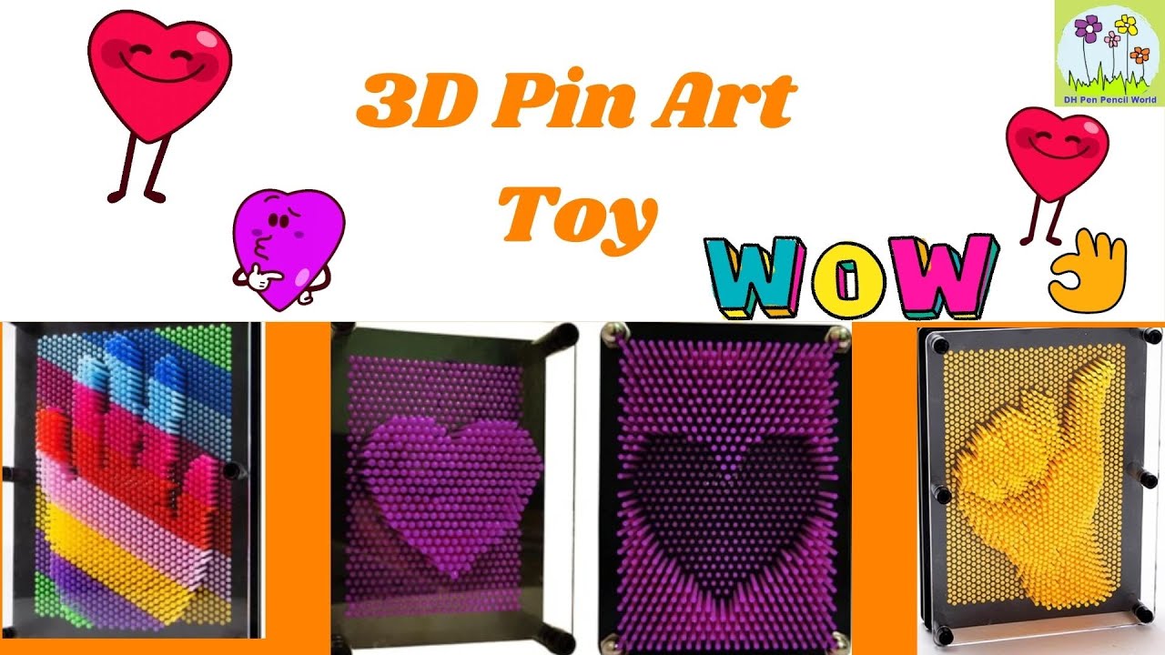 3D Pin Art Toy | satisfying Asmr Toy for kids