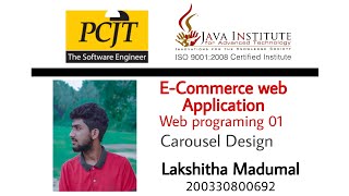 Carousel Design | eShop Project | Java Institute