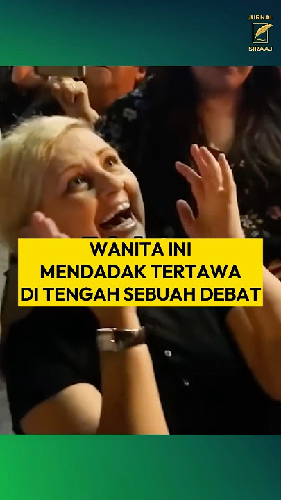 Di Tengah Sebuah Debat, Wanita Ini Mendadak Tertawa Menyeramkan.