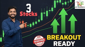 3 Stocks at KEY Breakout Levels | Technical + Volume Analysis | SFP Research