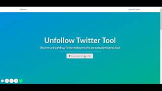 Free Twitter Unfollow Tools - iUnfollow screenshot 4