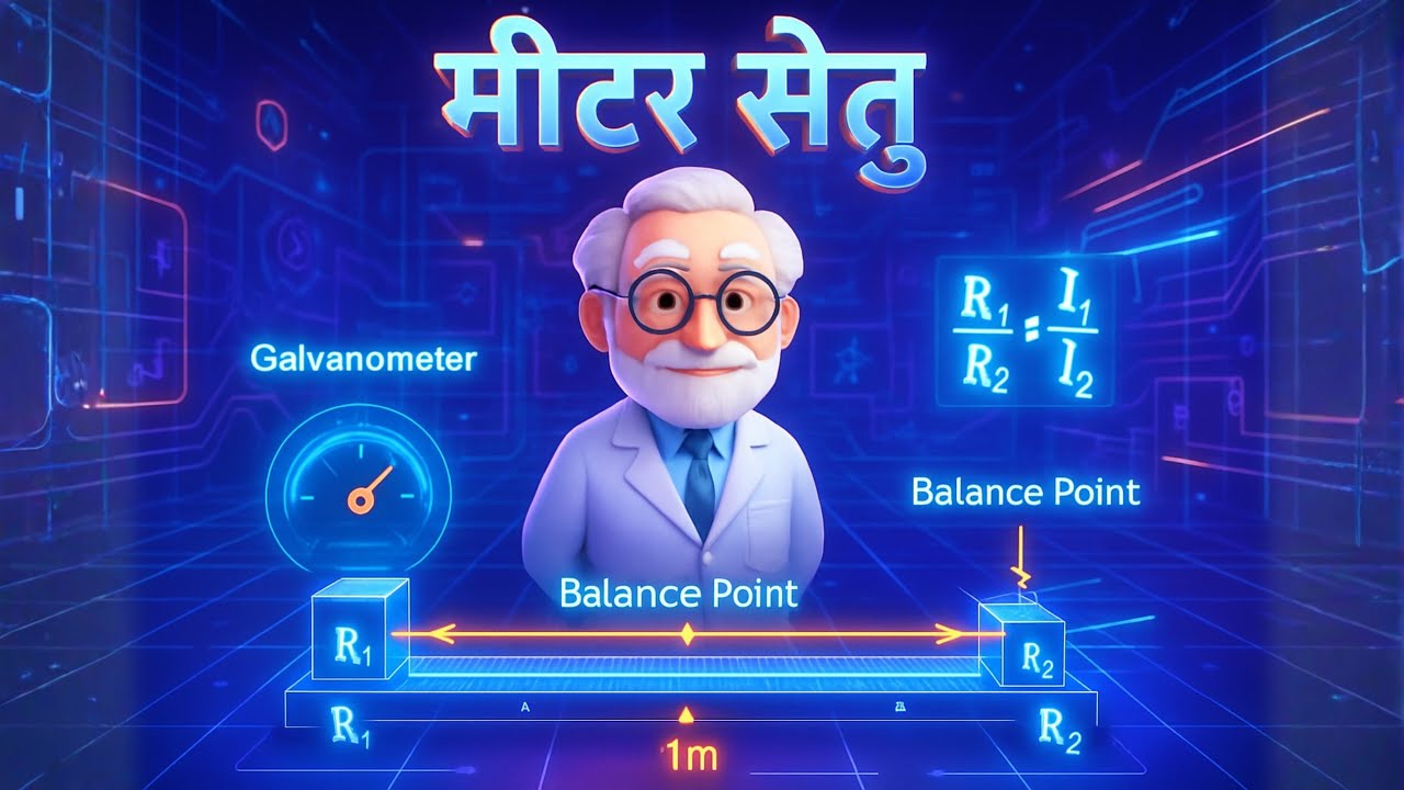 ⚡मीटर सेतु | Meter Bridge | Class 12 Physics | Wheatstone Bridge
