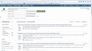 Keyword Searching in CINAHL