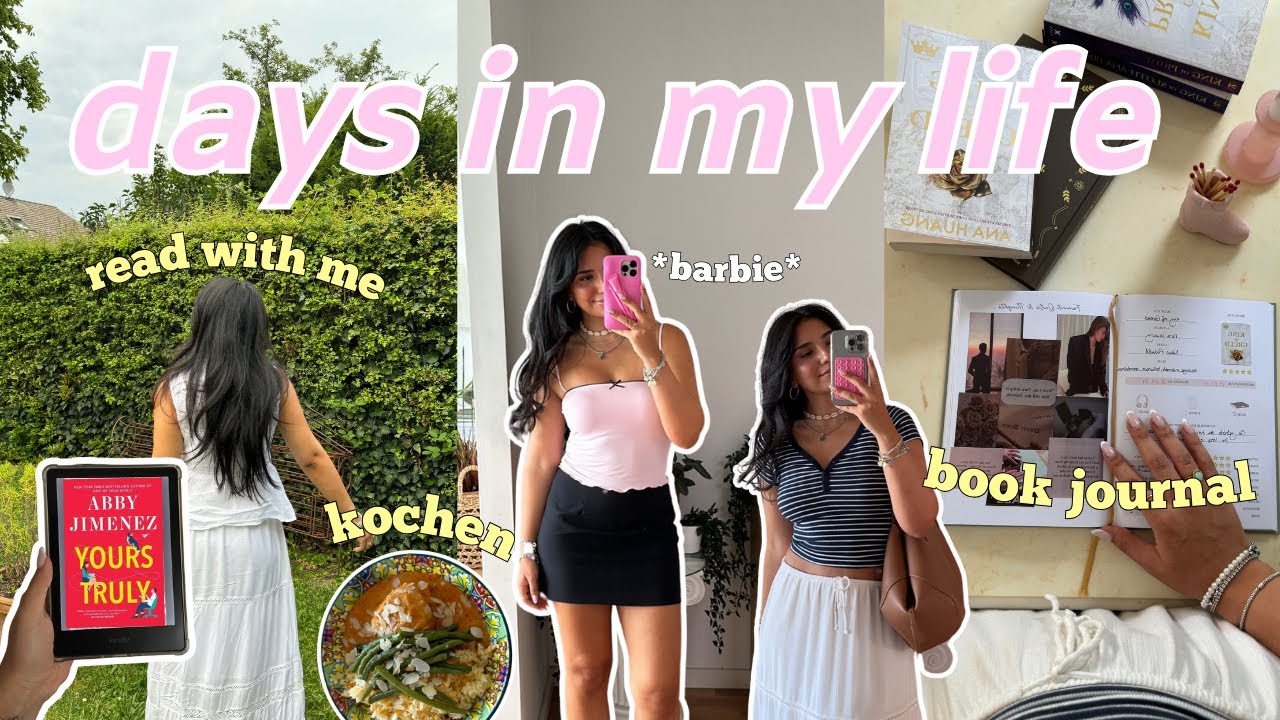 open air kino, journaln, leseupdate, kochen ✨🎀  weekly vlog