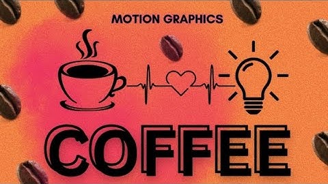 Coffee Motion Graphics Tutorial for beginners in Canva / Canva Animation Tutorial