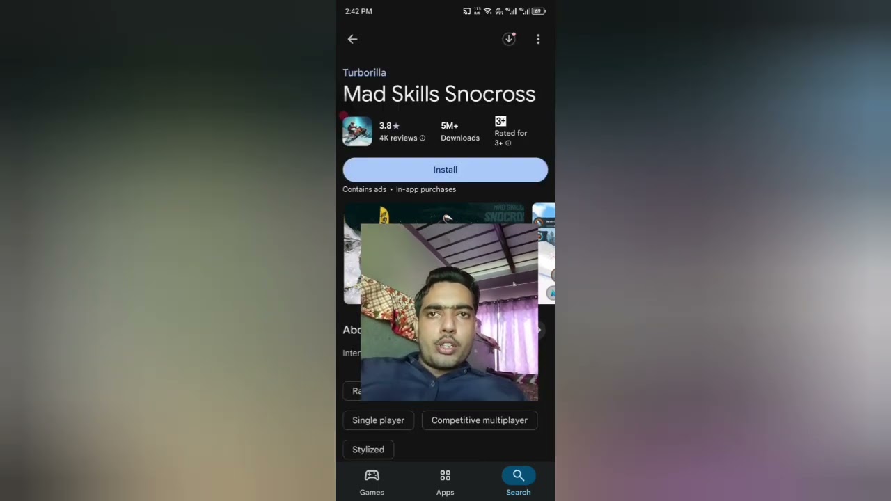 " Mad Skills Snocross " Game How To Download & Install in Mobile Easy Steps??