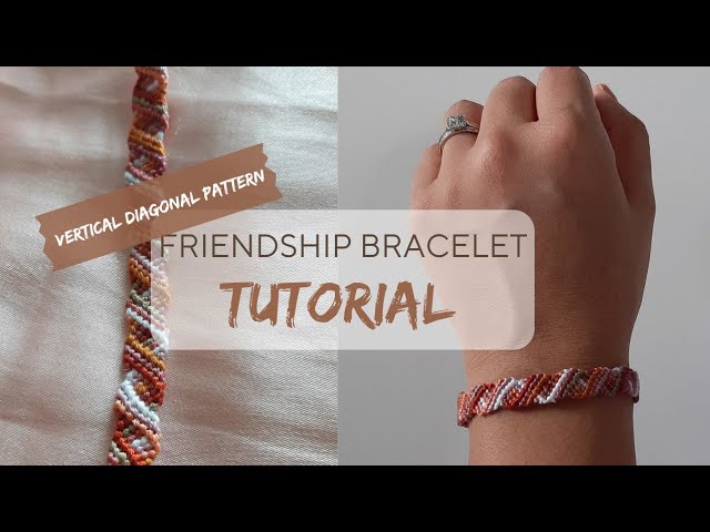 How to Make DIY Friendship Bracelets Beginners (Diagonal Pattern