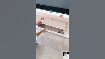 Where Can I Hide Switches In TV Unit? 💖🤔👏🏼 #hidden #switch #livingroom #tv #stand #wood #shorts