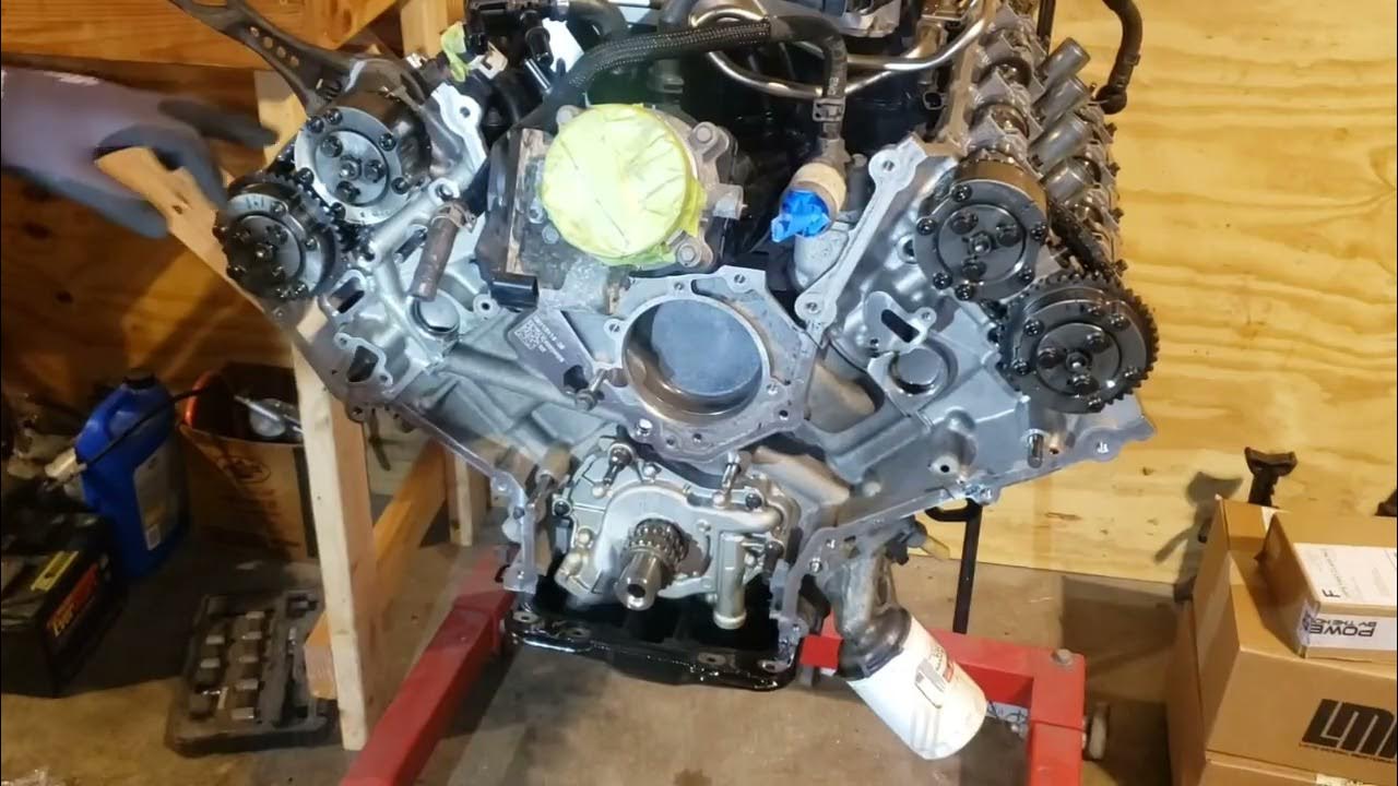 Gen 1 coyote timing chain removal 5 0 youtube
