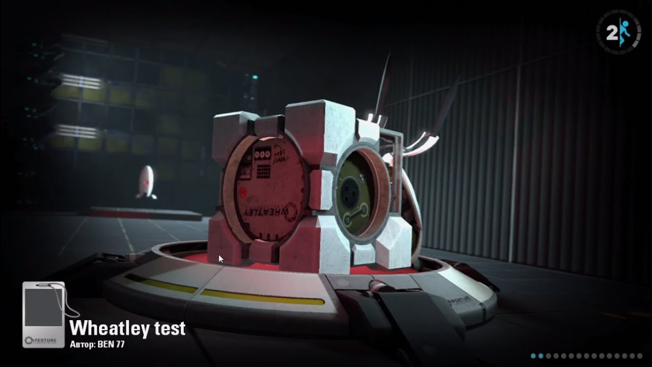PORTAL 2 Wheatley test - YouTube