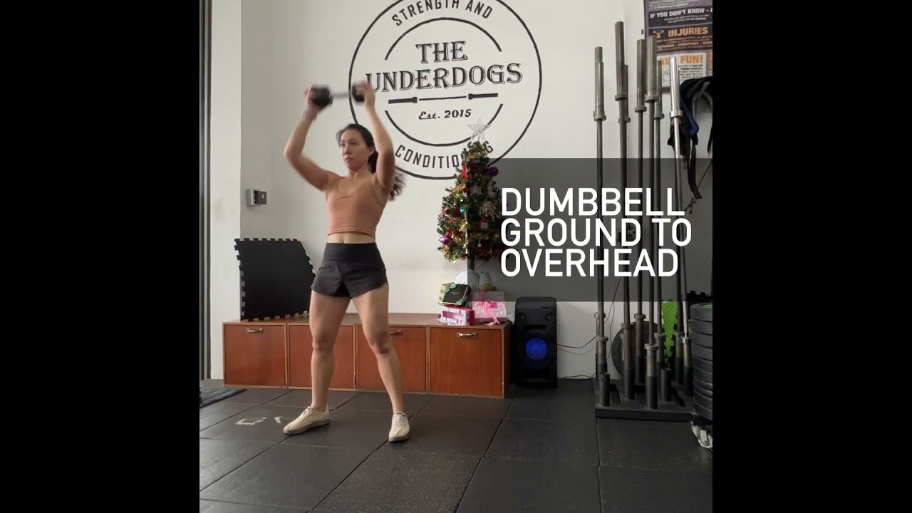 P21E: Double Dumbbell Ground to Overhead 