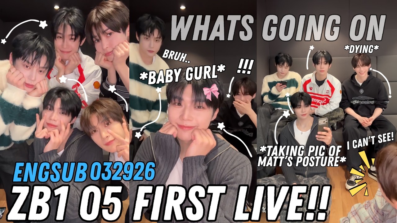 032926𑣲⋆｡˚ So much is going on in ZB1 05 FIRST LIVE - YouTube