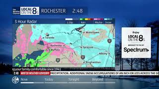 Local on the 8s Winter Storm "Maya" in Rochester NY 2/12/19