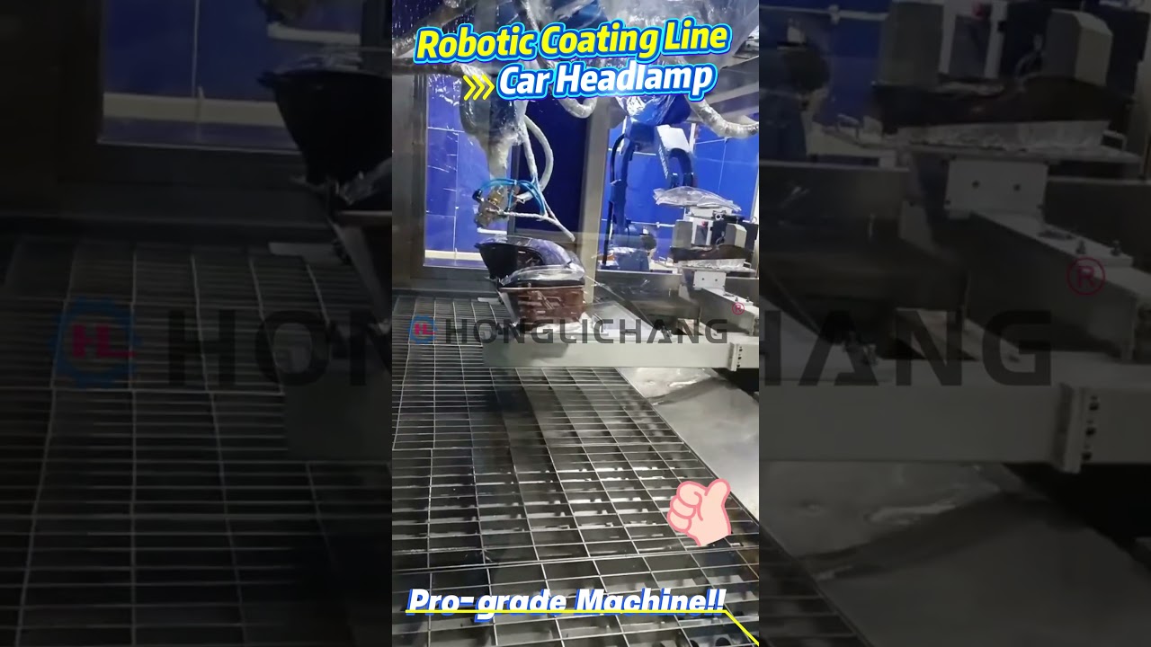 Robotic UV Hardcoat Line for Carlights 