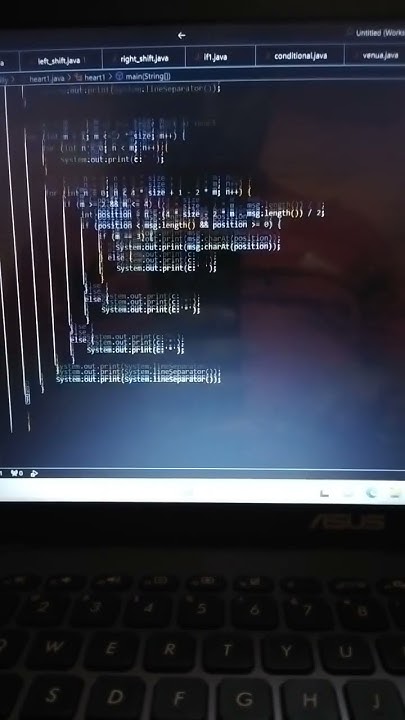 +I love you print in Java Code || #heart #iloveyou #java #code - YouTube