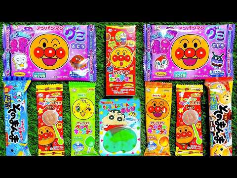 ✨癒しのASMR✨アンパンマン＆ドラえもんロリポップASMR 🍭 チョコレート割ってカリカリ音＋ネコネコグミ【満足感】