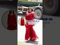 Jannat Zubair spotted in INDYA Red embllished sharara set #jannatzubair #sharara #fashion #trending