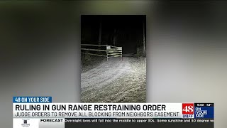 Lawrence County judge orders gun range owner to remove fence blocking shared driveway