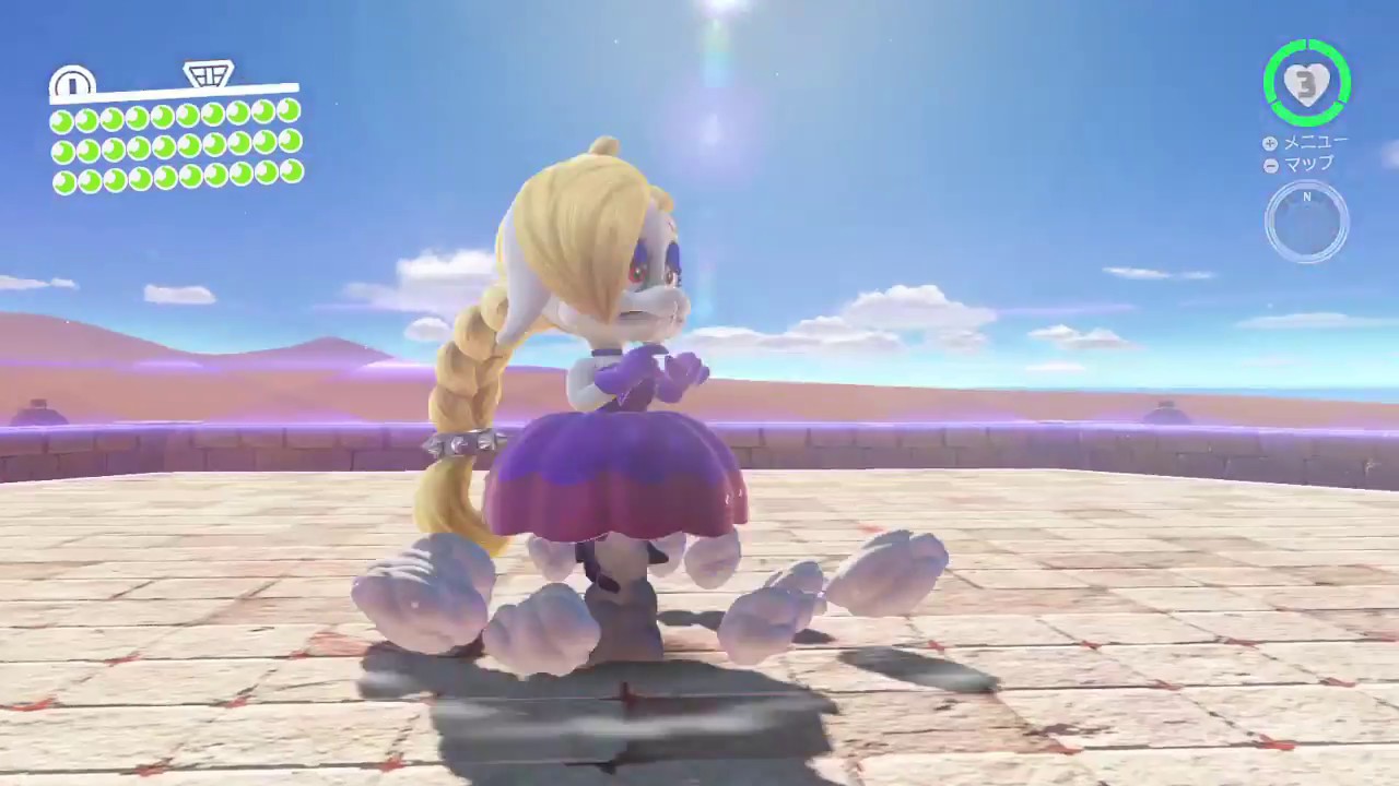 04】スーパーマリオオデッセイ縦長旅行記プレイ日記 - 暫定縦長文字列ゾーン