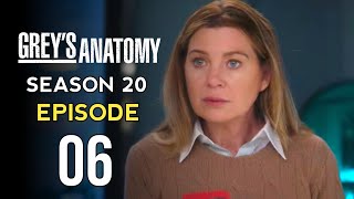Grey's Anatomy Season 20 Episode 6 Trailer | Release date | Promo (HD)