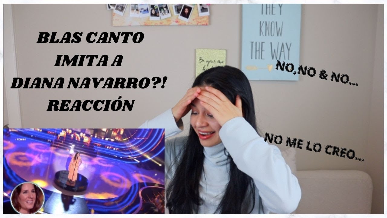 BLAS CANTÓ imita a DIANA NAVARRO Tu Cara me suena