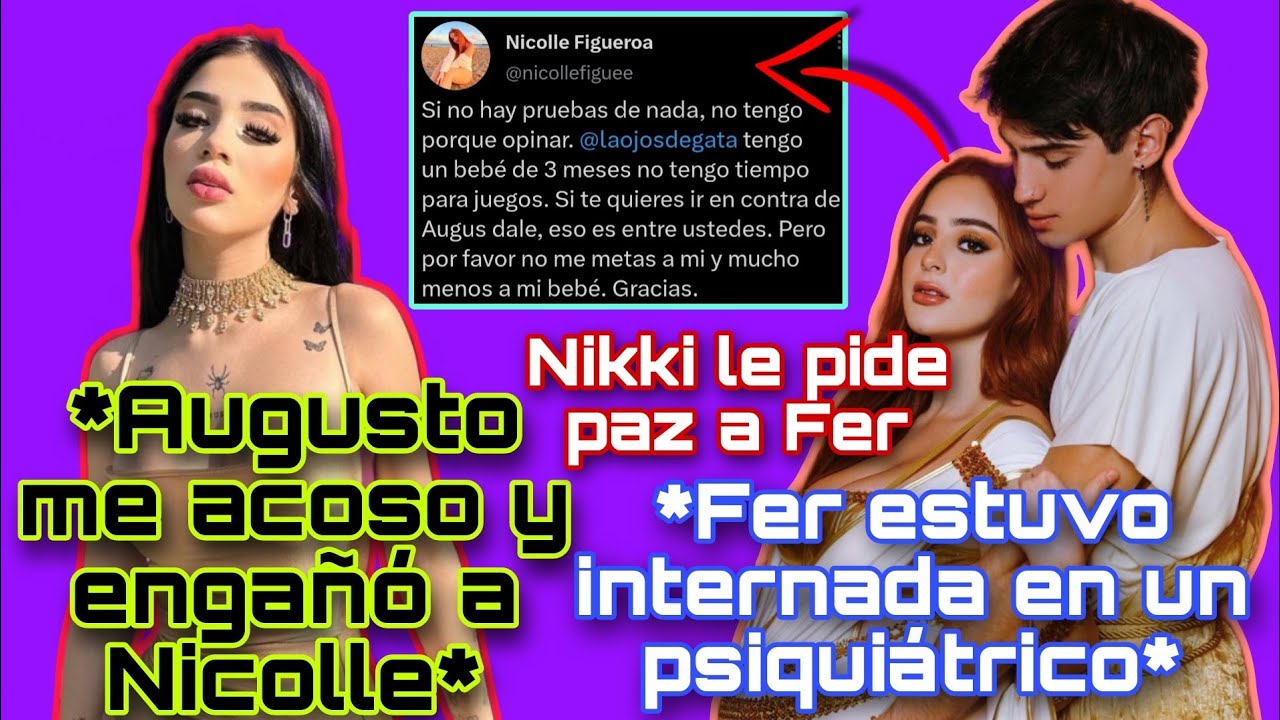 FUERTE PELEA ENTRE IAMFERV Y AUGUSTO GIMENEZ🥊💥NICOLLE LE PIDE A IAMFERV QUE LA DEJE EN PAZ🕊