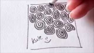 How to draw tanglepattern Kule