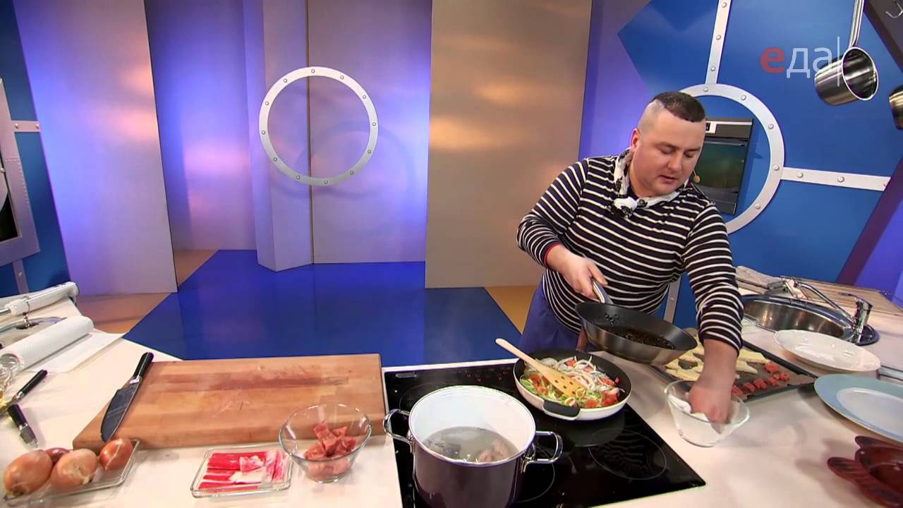 Крем-суп из горбуши с овощами