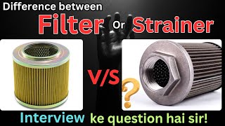 Difference between filter and strainer in hindi Profile