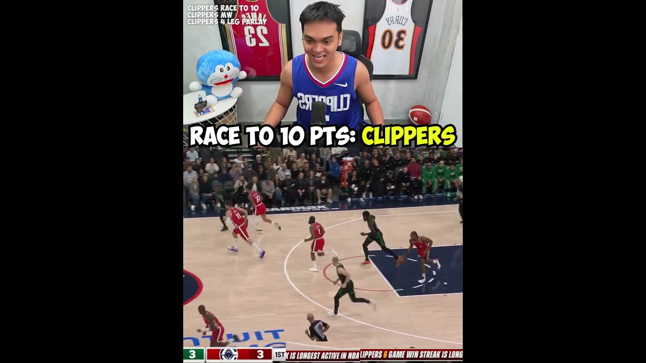 Clippers vs Celtics, race to 10 pts reaction video 