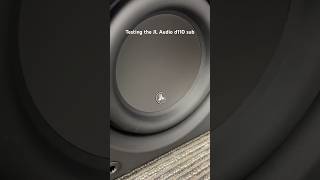 Testing out the JL Audio d110 subwoofer - full review is on our channel! #jlaudio #audioadvice