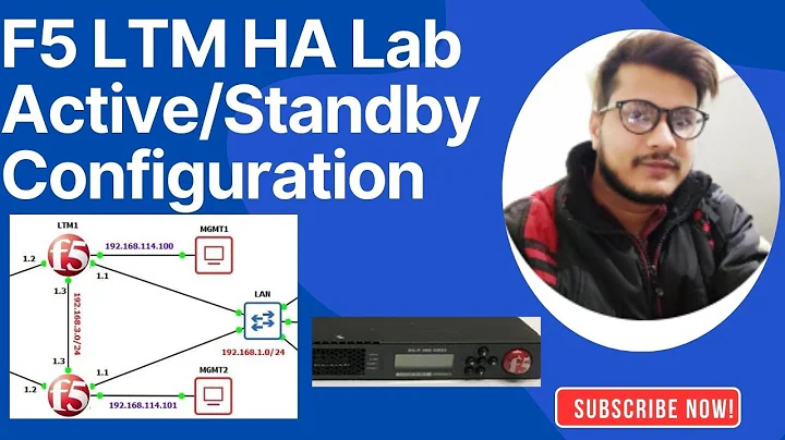 F5 LTM High Availability (HA) Active/Standby Configuration – Lab Demonstration.