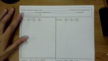 7.5A Solving Rational Equations (AS)
