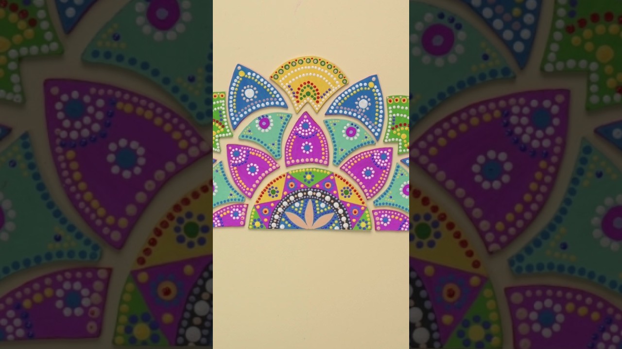 Cardboard Rangoli That Looks Like a Real Mandala #kidscraft
