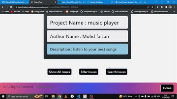 Issue Tracker Web Application || Nodejs, Express, ejs, MongoDB|| Coding Ninjas  Backend Skill Test|