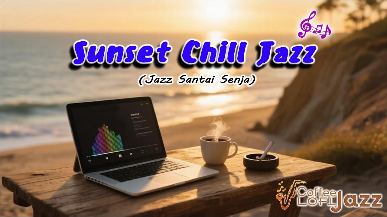 Smooth Sunset Serenade ☕ 🌇 | Sunset Jazz, Lofi Jazz, Chill Beats, Relaxing Golden Hour Music