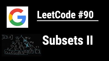 Subsets II - LeetCode #90 with python programming