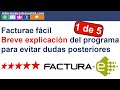 Tutorial programa facturae fácil PARTE 1 explicacion programa