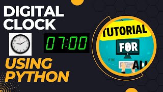 CLOCK USING PYTHON || Python basic projects || Python programming