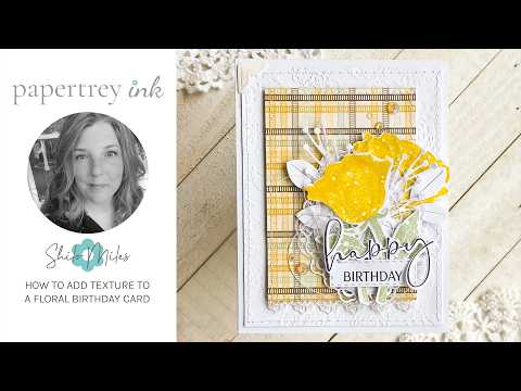 Gorgeous Yet Simple Rose Cluster Birthday Card with Shilo Miles