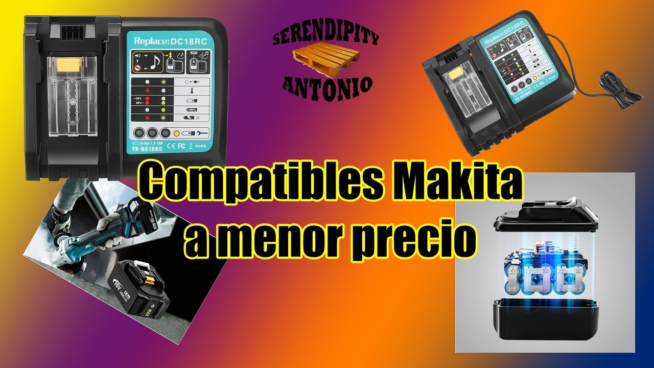 Makita Taladro Atornillador Sin Cable Dc18sd 18 V Azul Y Negro Makita con  Ofertas en Carrefour