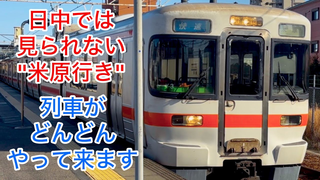 【JR 安城駅】一部の時間帯では見られない