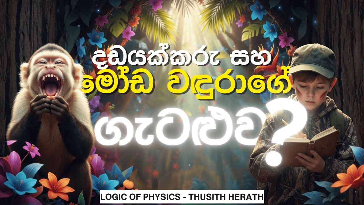 දඩයක්කරුවා සහ වඳුරාගේ ප්‍රශ්නය | Logic of Physics - Thusith Herath