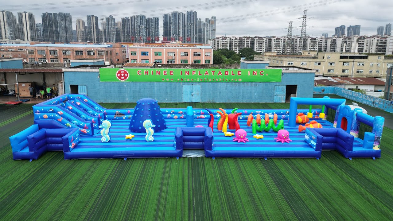 🌊 Dive into Adventure! Giant Sea Theme Inflatable Park by Chinee ...
