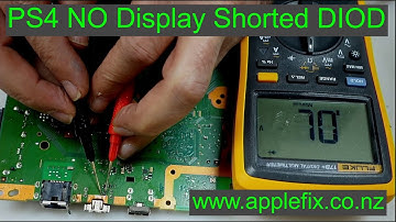 PlayStation PS4 NO Display Shorted Diod | PlayStation Repair in Hamilton New Zealand #shorts