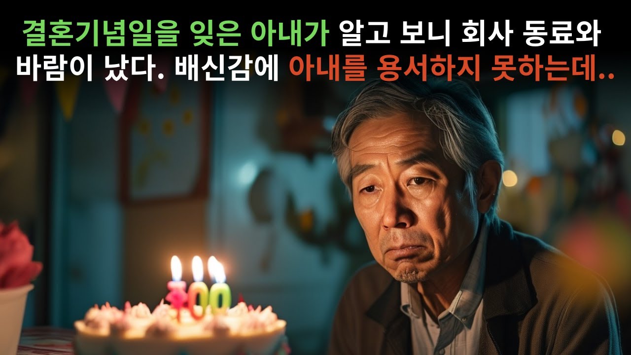 Outline Video 남편을 배신하고 직장 동료와 바람난 아내를 용서할 수 없어서 황혼이혼을 고민하는 사연