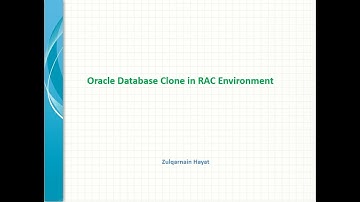 Oracle RAC database Cloning step by step.