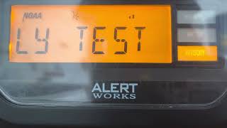 Required Weekly Test on KEC76 & WNG550 - 3/1/23￼