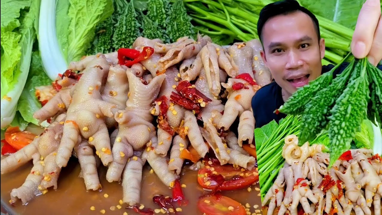 ตำเล็บมือนาง นัวๆรสจัดๆแกล้มมะระผักสดๆแซ่บๆ